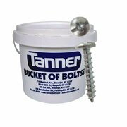 TANNER #8 x 1-1/4in Sheet Metal Screws Pan Head, Combo Drive, Carbon Steel / Zinc Plated TB-806